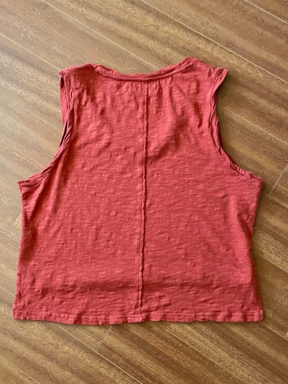 Free People FP Beach Terra Cotta Crop Tank Top - Size M - Picture 5 of 7